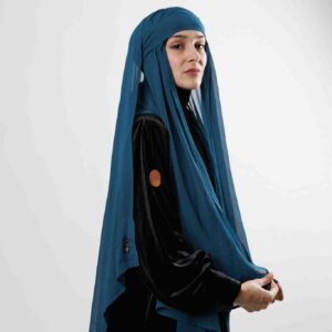 Ilsa ETNO hidzab (novi dizajn 2025) / tirkizna