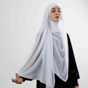 Ilsa ETNO hidzab (novi dizajn 2025) / bijela